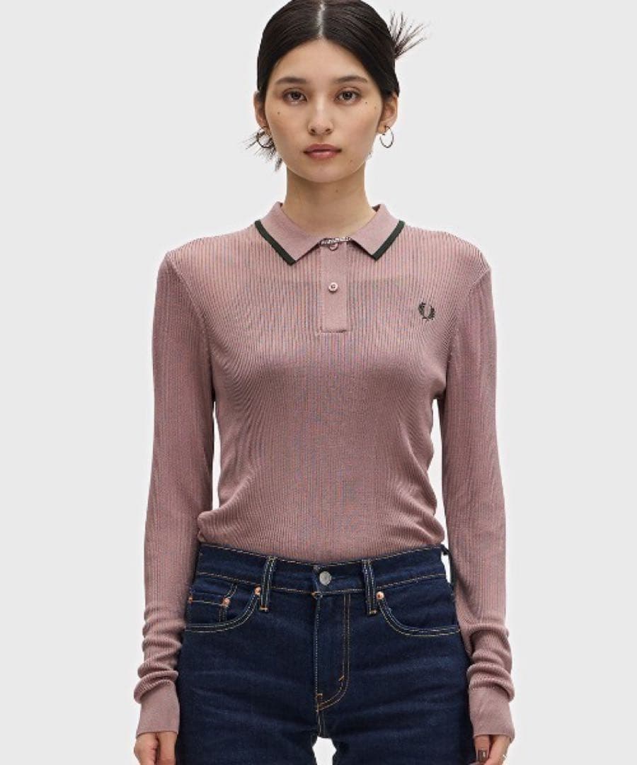 【タグ付き新品】Ribbed Knitted Shirt FRED PERRY