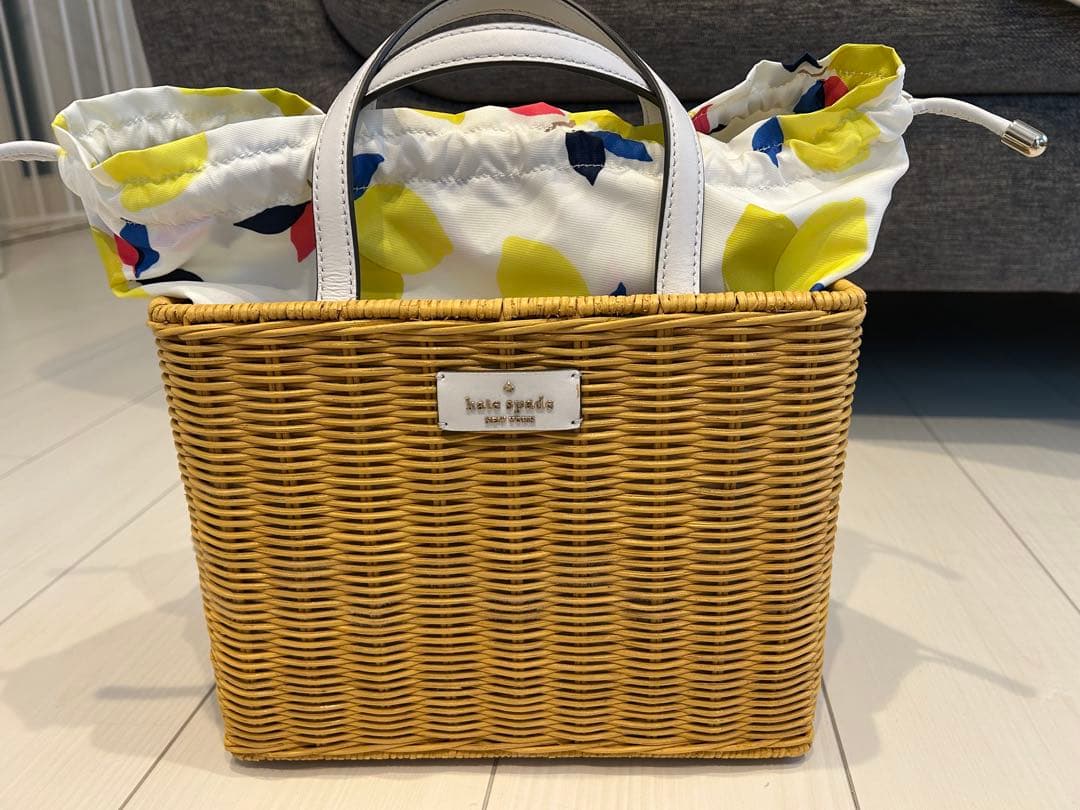 【超美品】kate spade かごバッグ ケイトスペード
