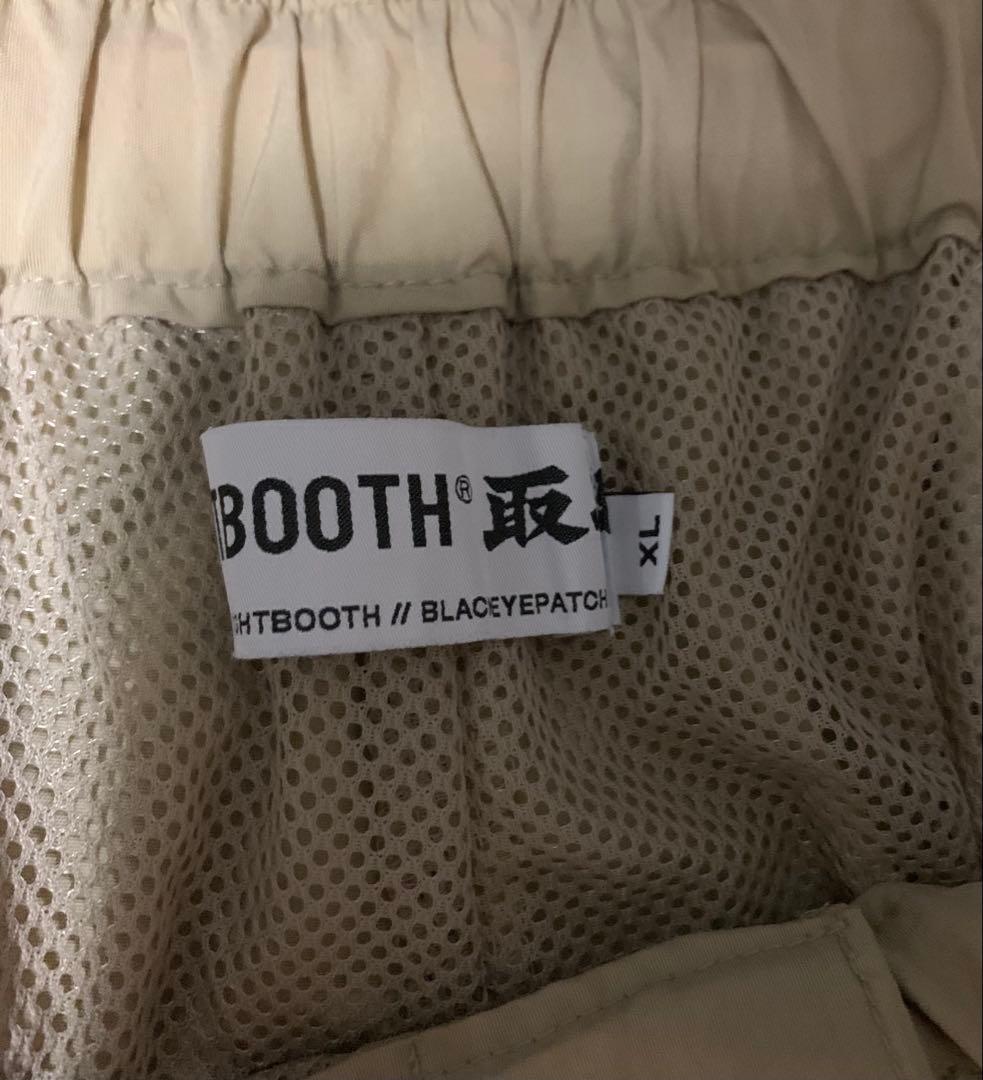 タイトブースxブラックアイパッチ ベージュ カーゴパンツ XLサイズ