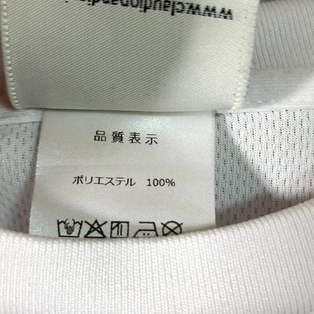 claudio pandiani　サッカーウェア　ロングスリーブ　ホワイト　犬