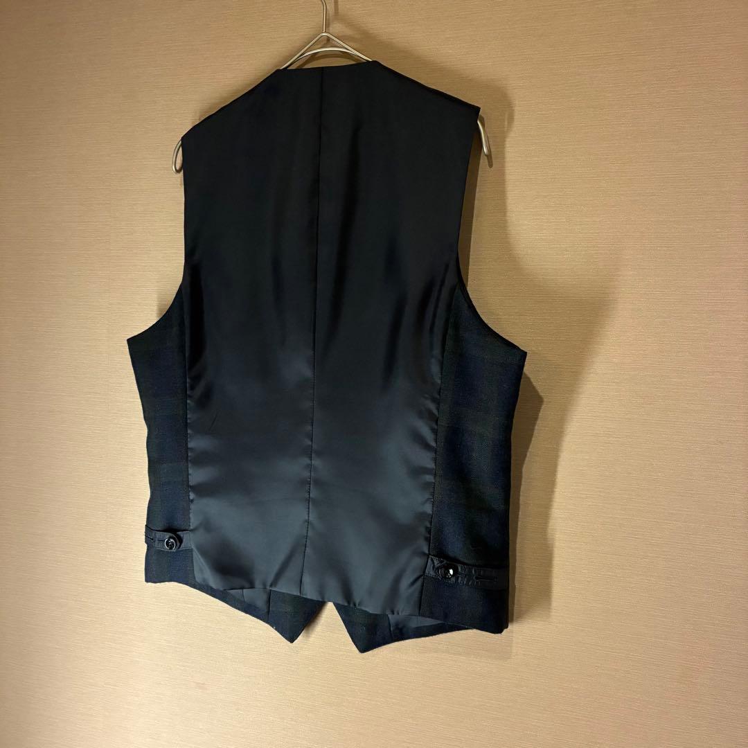 SUIT SELECT グリーン系チェック スリーピース A4 コーデ5点セット