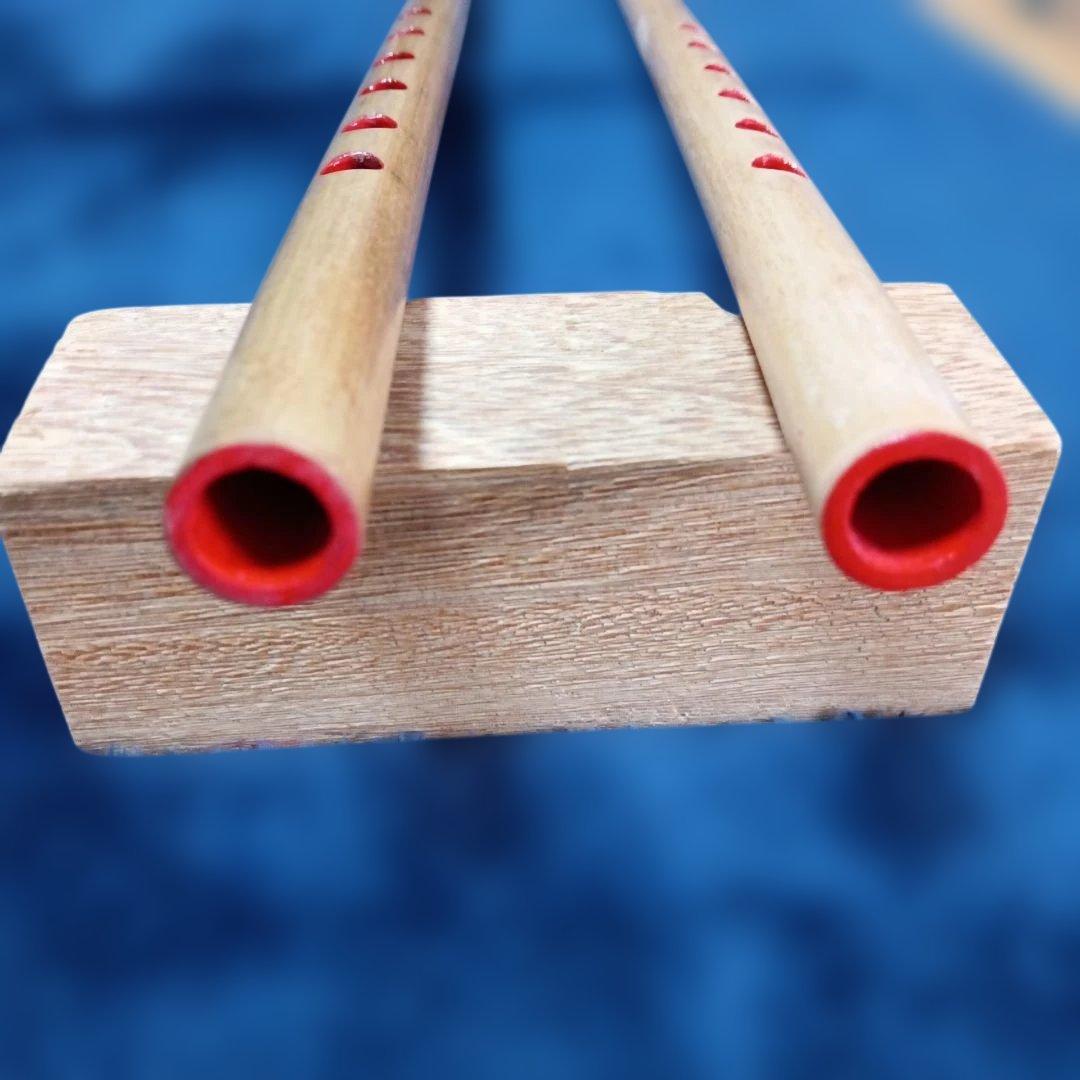 篠笛　古典　６穴　四本、五本 ２本セット