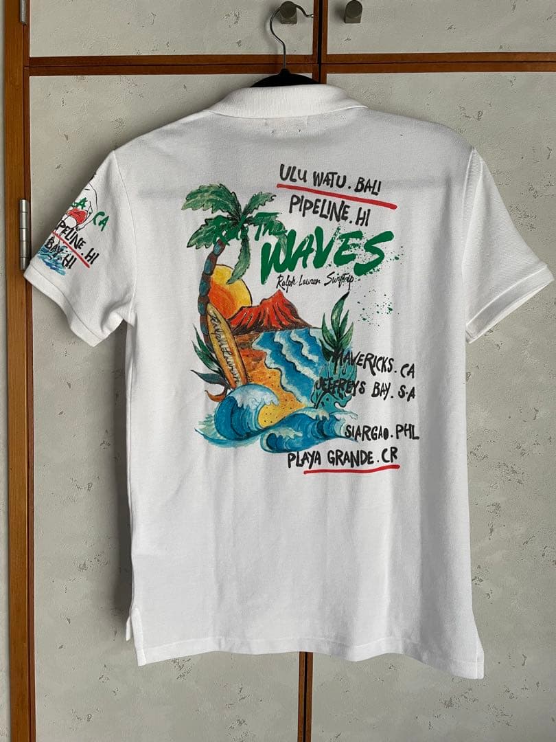 新品 POLOラルフローレン 限定レア ポロシャツ 白 XS 日本S