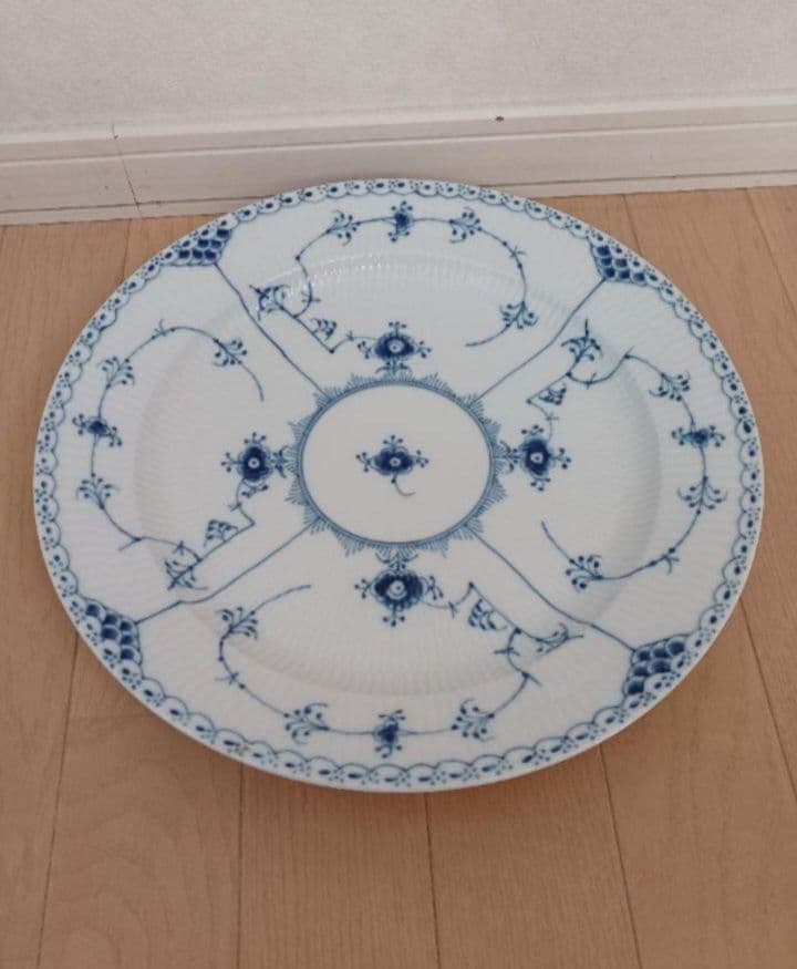 【廃盤】ロイヤルコペンハーゲン ブルーハーフレース33cm