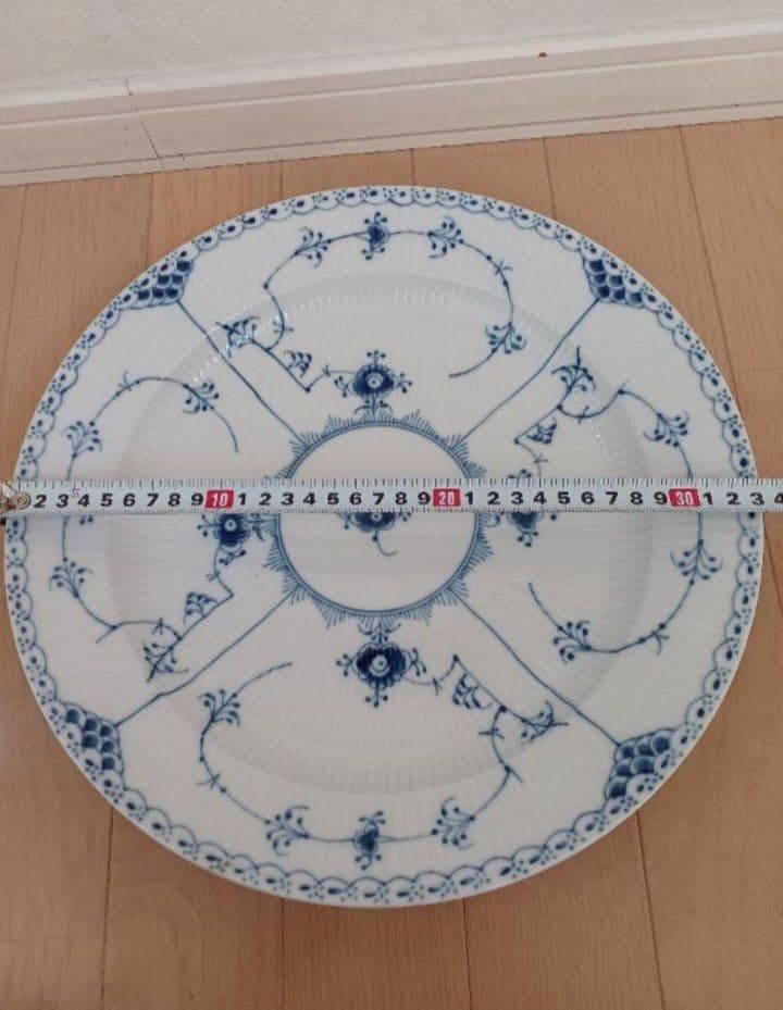 【廃盤】ロイヤルコペンハーゲン ブルーハーフレース33cm