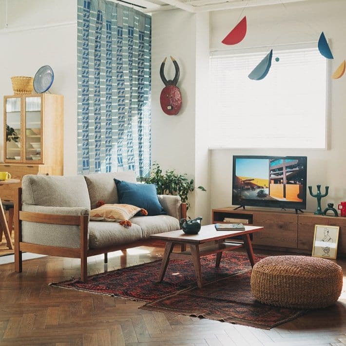 【unico】ADDAY ローテーブル W1000