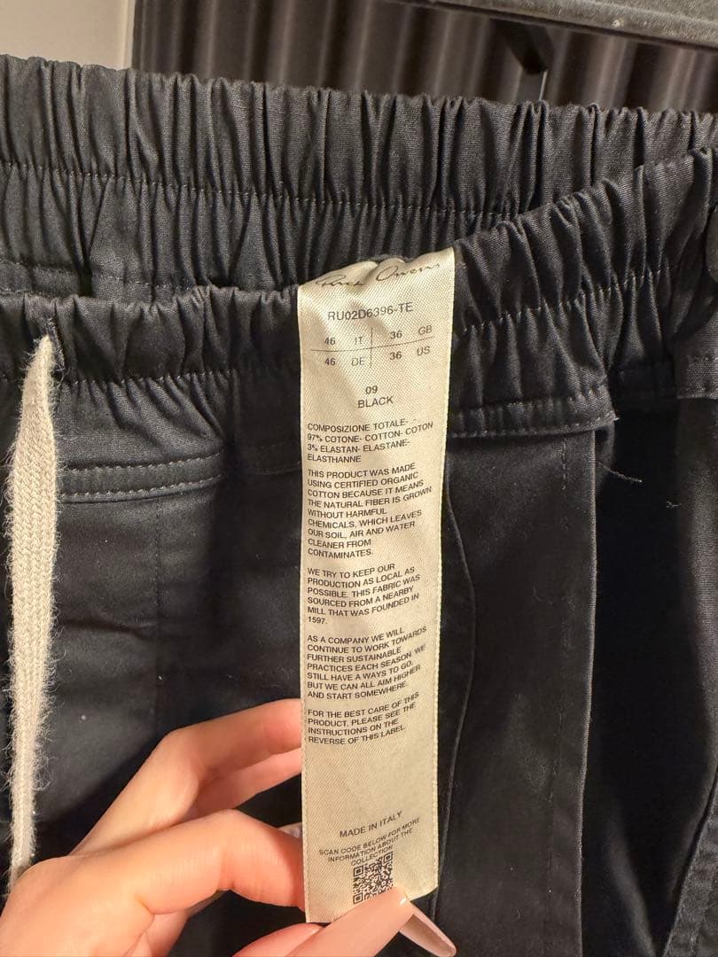 リックオウエンス　カーゴパンツ　46サイズ