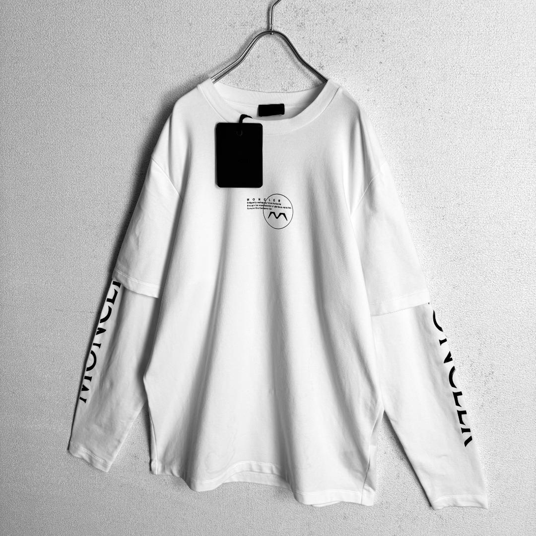 【定価10万円☆高級モデル☆ラバーロゴ】モンクレール ロンT 長袖 入手困難