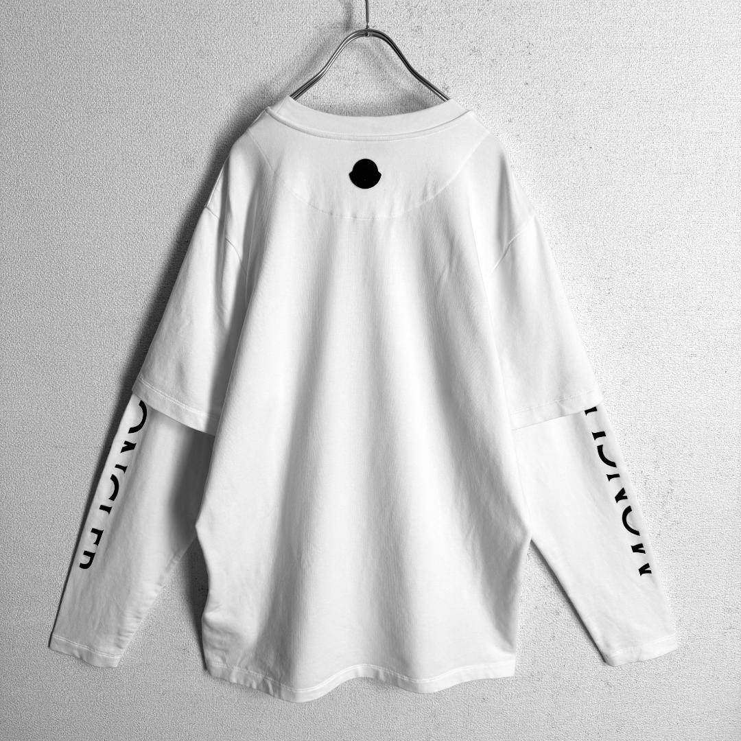 【定価10万円☆高級モデル☆ラバーロゴ】モンクレール ロンT 長袖 入手困難