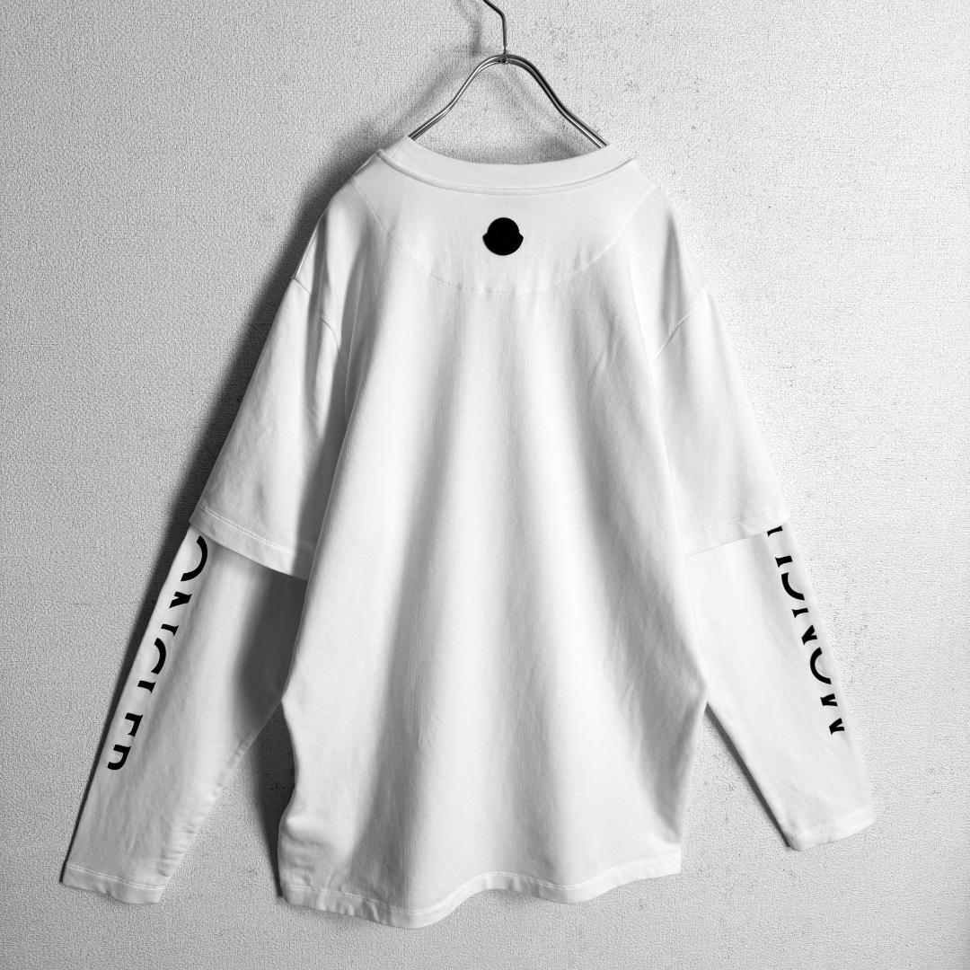 【定価10万円☆高級モデル☆ラバーロゴ】モンクレール ロンT 長袖 入手困難