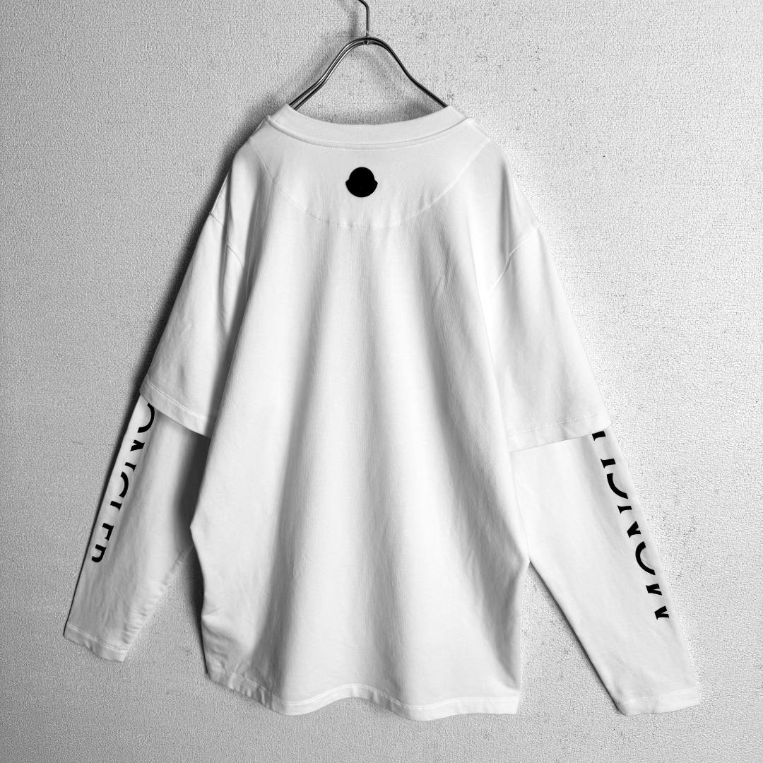 【定価10万円☆高級モデル☆ラバーロゴ】モンクレール ロンT 長袖 入手困難