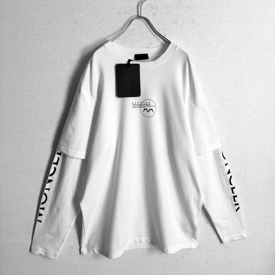 【定価10万円☆高級モデル☆ラバーロゴ】モンクレール ロンT 長袖 入手困難
