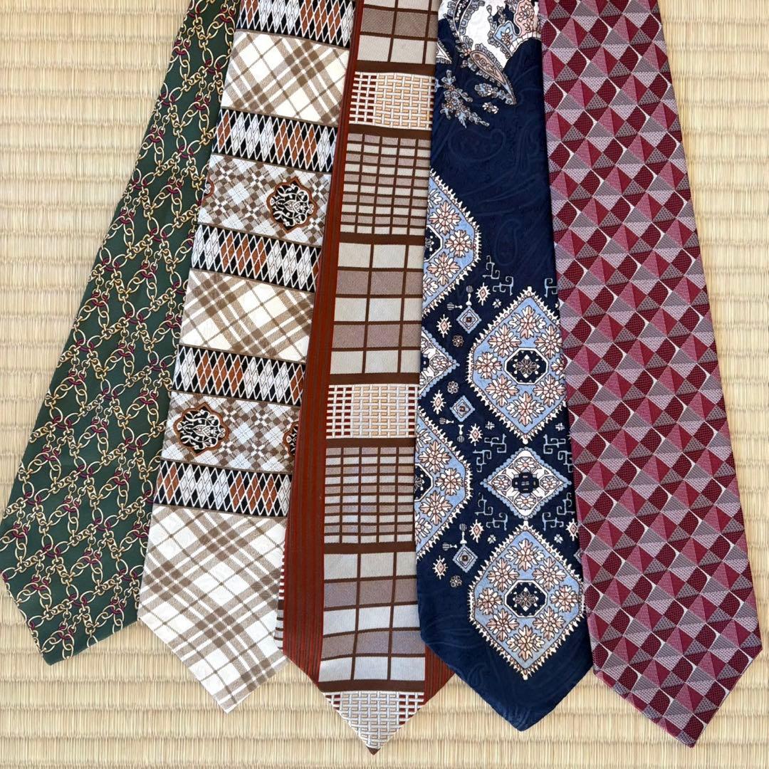 ハイブランドネクタイ 50本セット 全てシルク エルメス グッチ まとめ売り