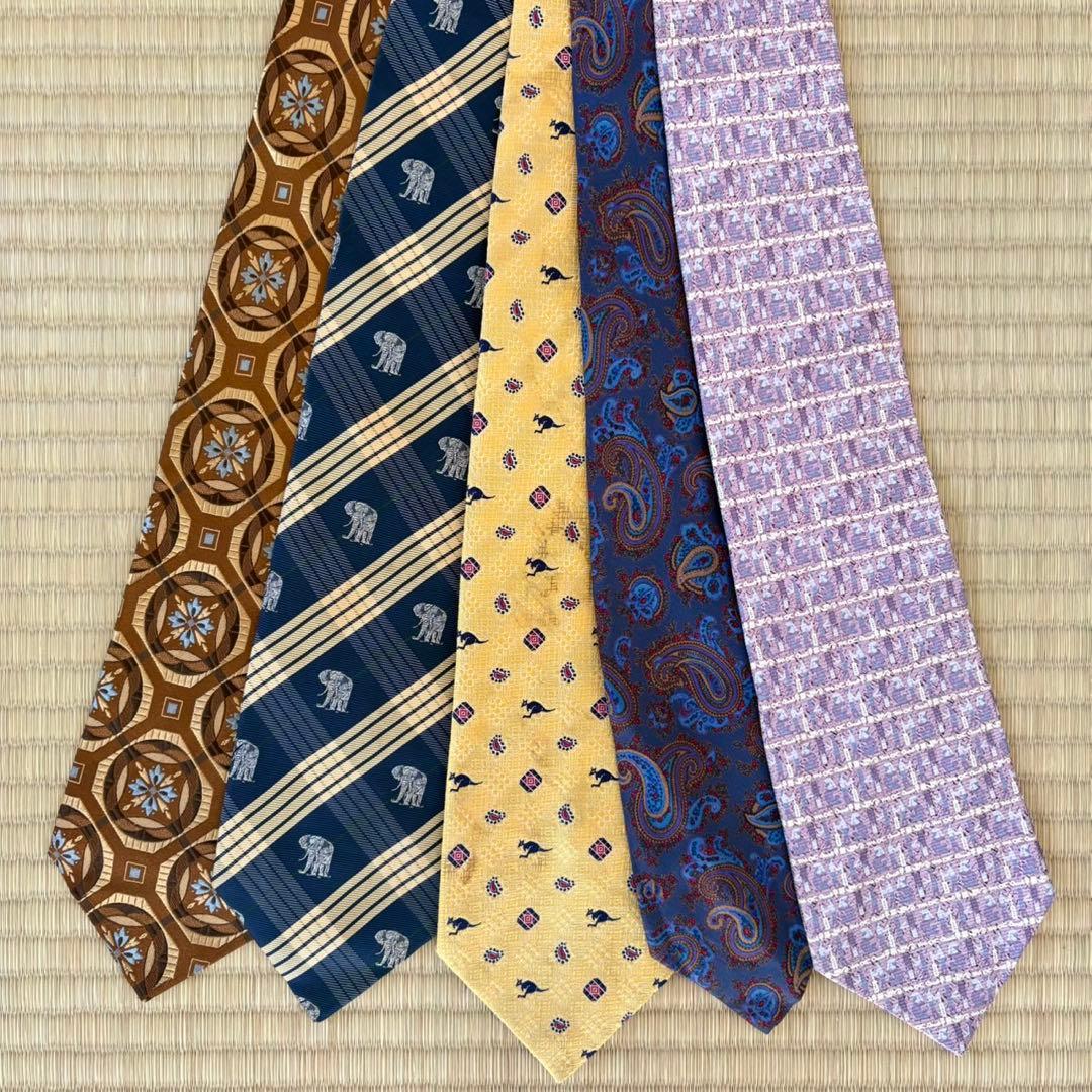 ハイブランドネクタイ 50本セット 全てシルク エルメス グッチ まとめ売り