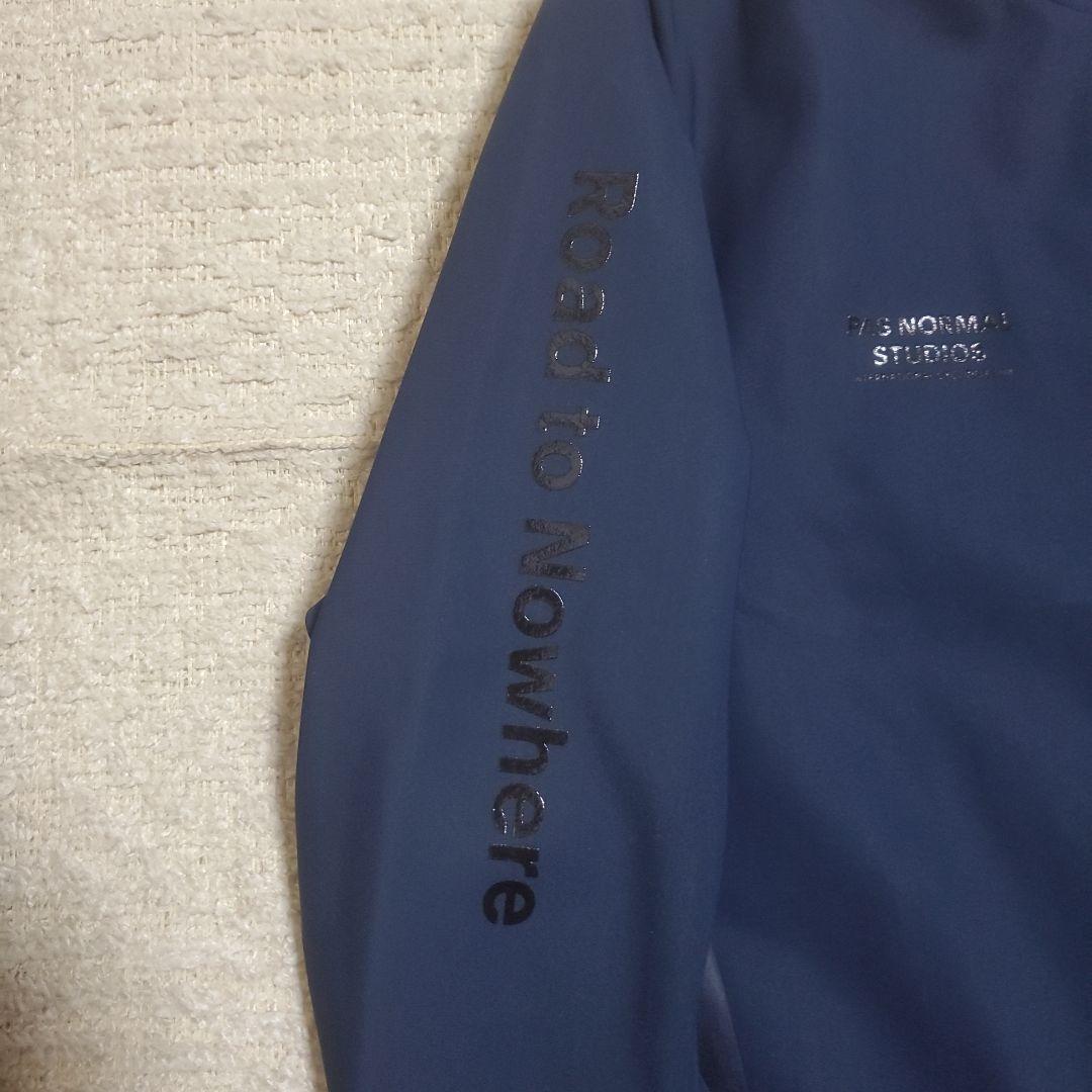 【美品】PAS NORMAL STUDIOSサイクルジャケット　紺M　イタリア製