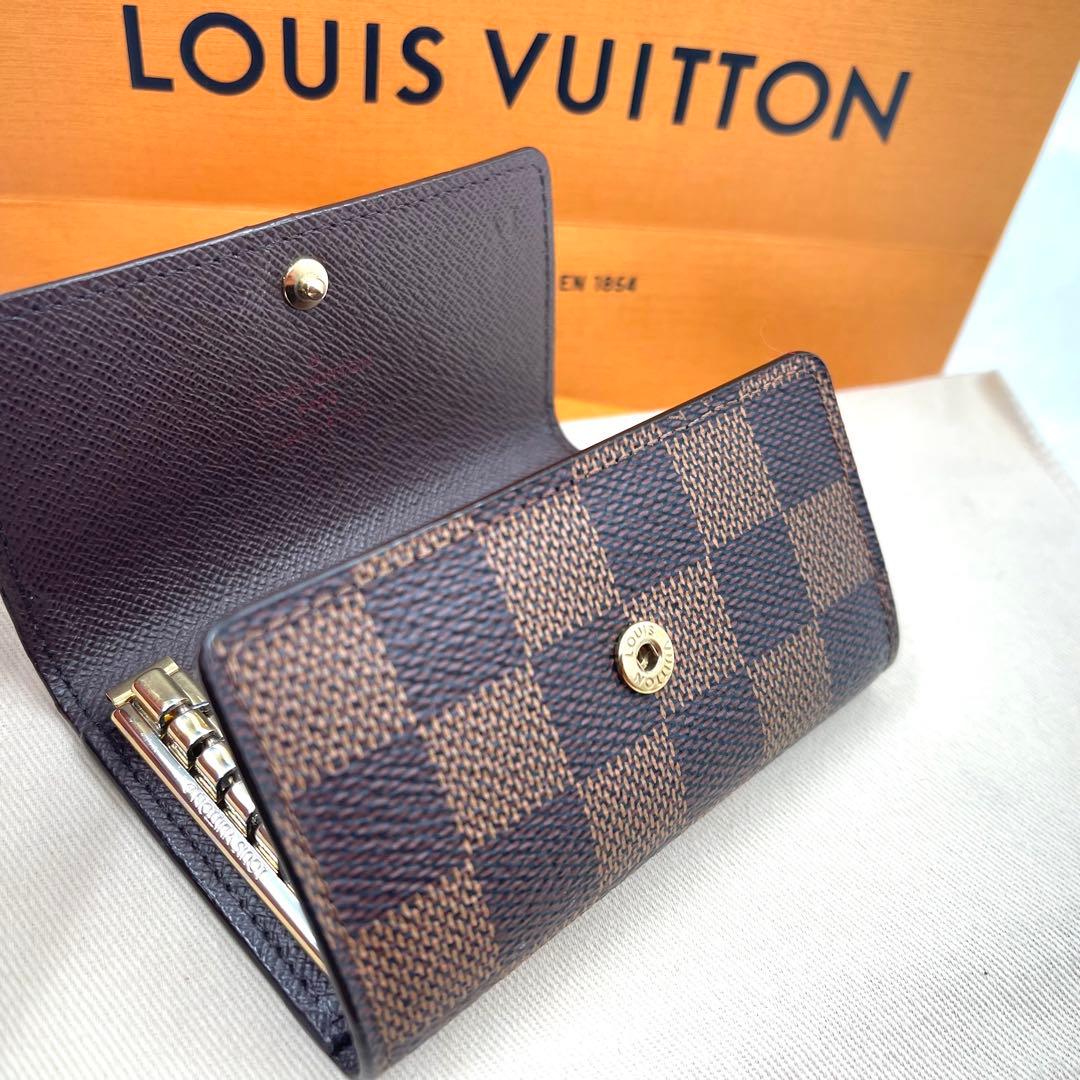 美品！ルイヴィトン　 ダミエ 　キーケース　キーホルダー　6連　560