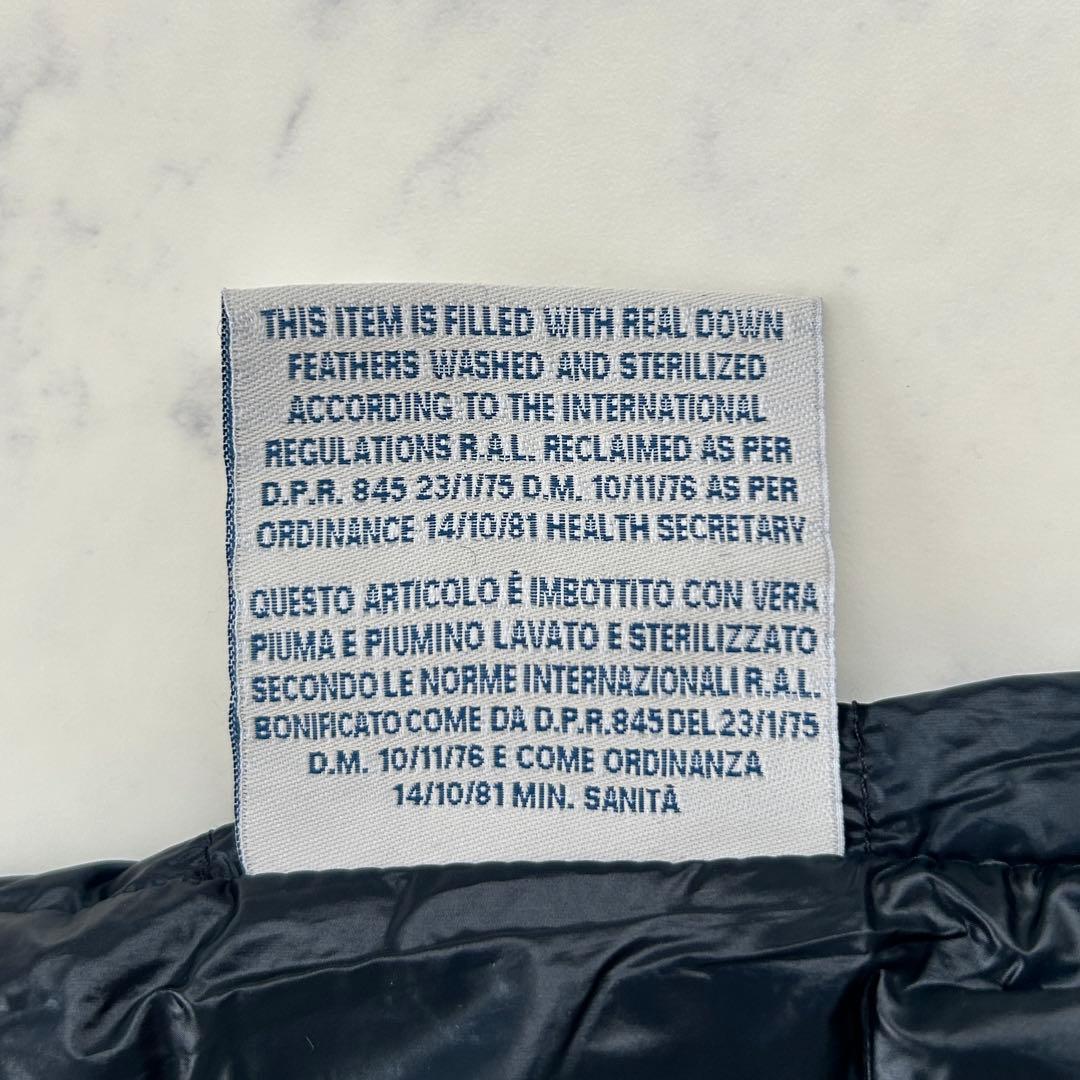 モンクレール ダウンベスト GUI ワッペン ネイビー 0