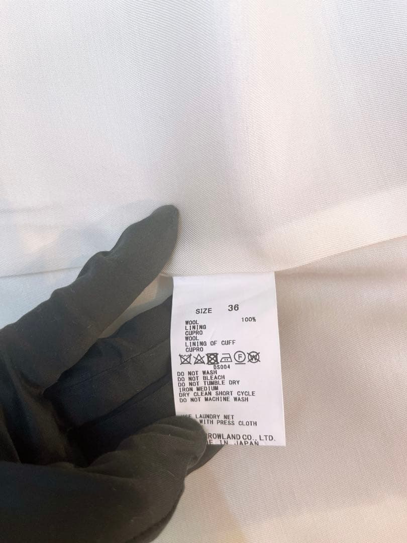 TOMORROW LAND ウールチェスターコート