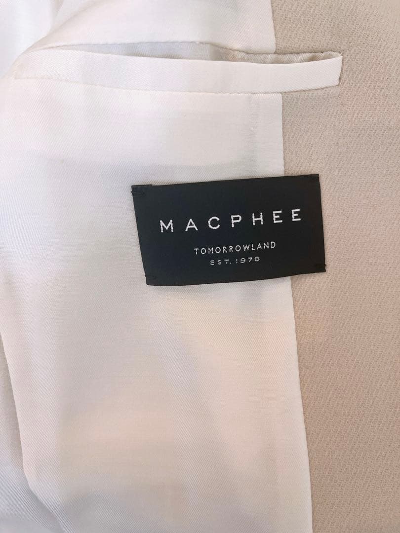 TOMORROW LAND ウールチェスターコート