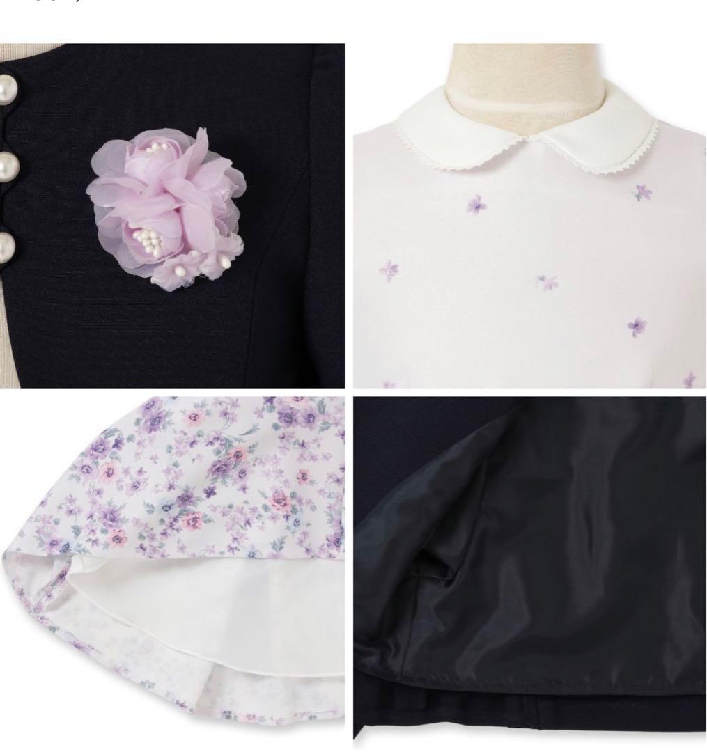 ショパン　入学式　パネルフラワーアンサンブル　120 美品　パンプス　ソックス