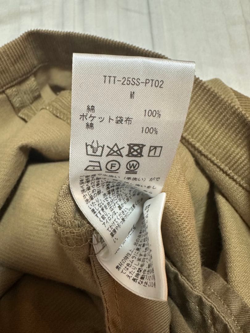 【専用】ttt msw コーデュロイ　ハーフパンツ Mサイズ ブラウン　ベージュ