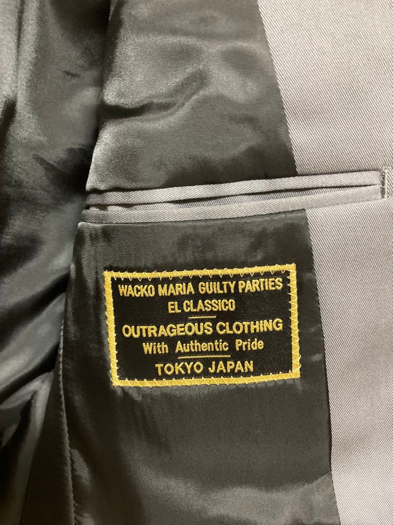 最終価格 WACKO MARIA ワコマリア スリーピース スーツ　グレー S