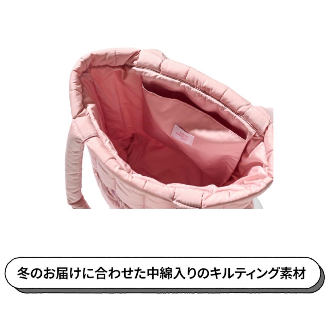 btsジェラートピケ トートバッグ ピンク ジン コラボ