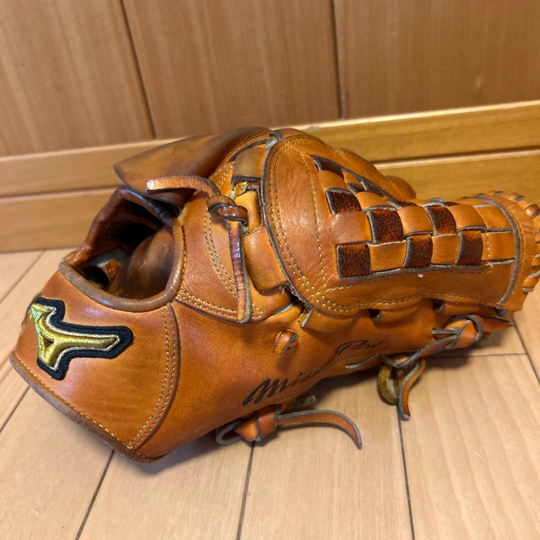 ミズノプロ 硬式グローブ ブラウン