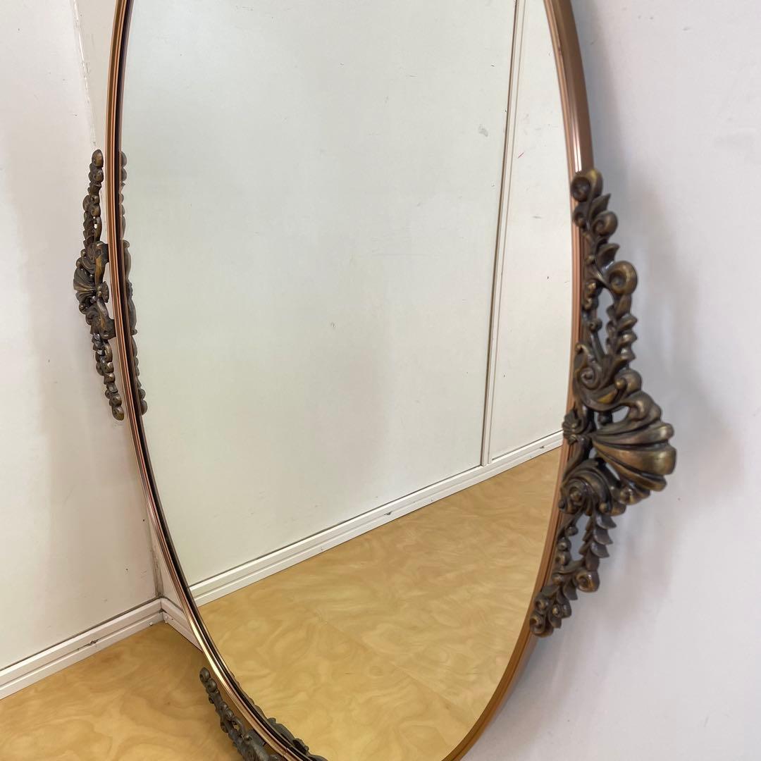 ビンテージ ミラー④ 鏡 アンティーク調 ウォールミラー 壁掛け 大型 美容室