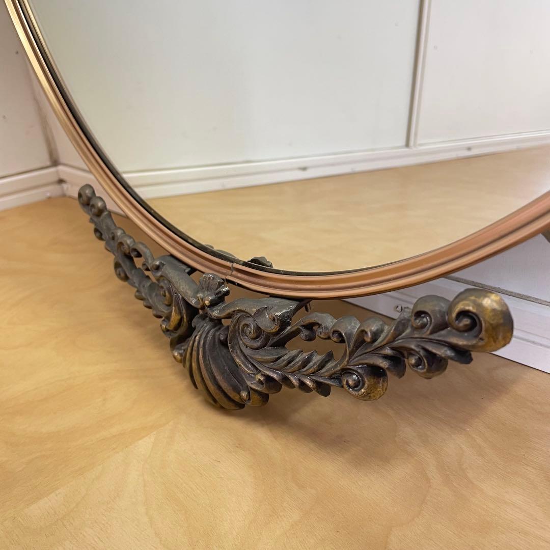 ビンテージ ミラー④ 鏡 アンティーク調 ウォールミラー 壁掛け 大型 美容室