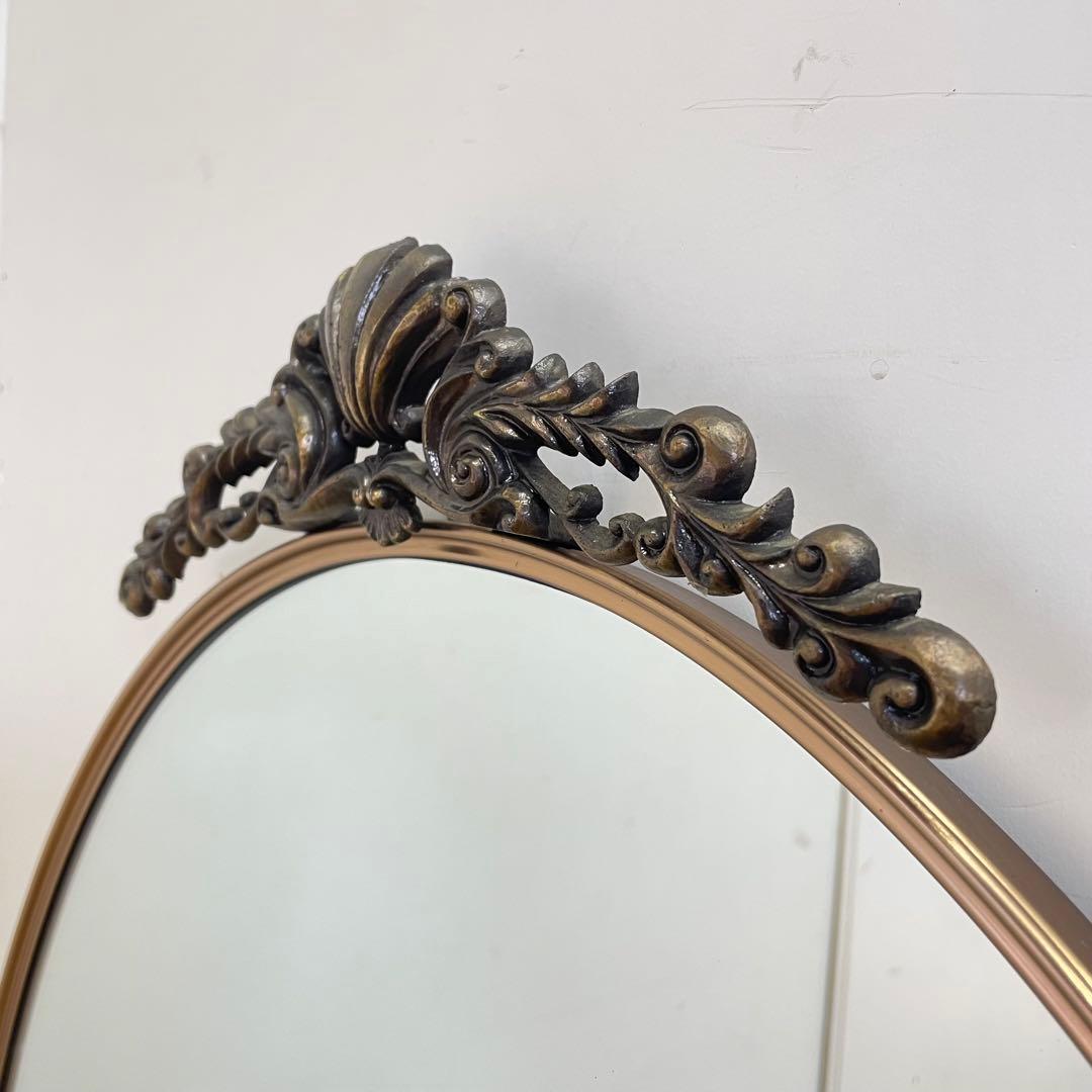 ビンテージ ミラー④ 鏡 アンティーク調 ウォールミラー 壁掛け 大型 美容室