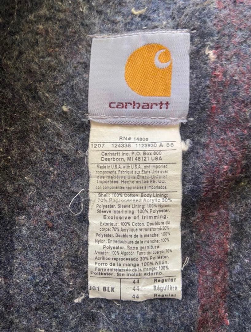 90s USA Carhartt カーハート ジャケット 野村訓一