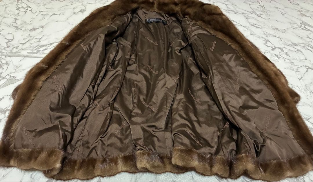 d*2様 ★Christian Dior 毛皮ミンクコートレディース9-11サイ