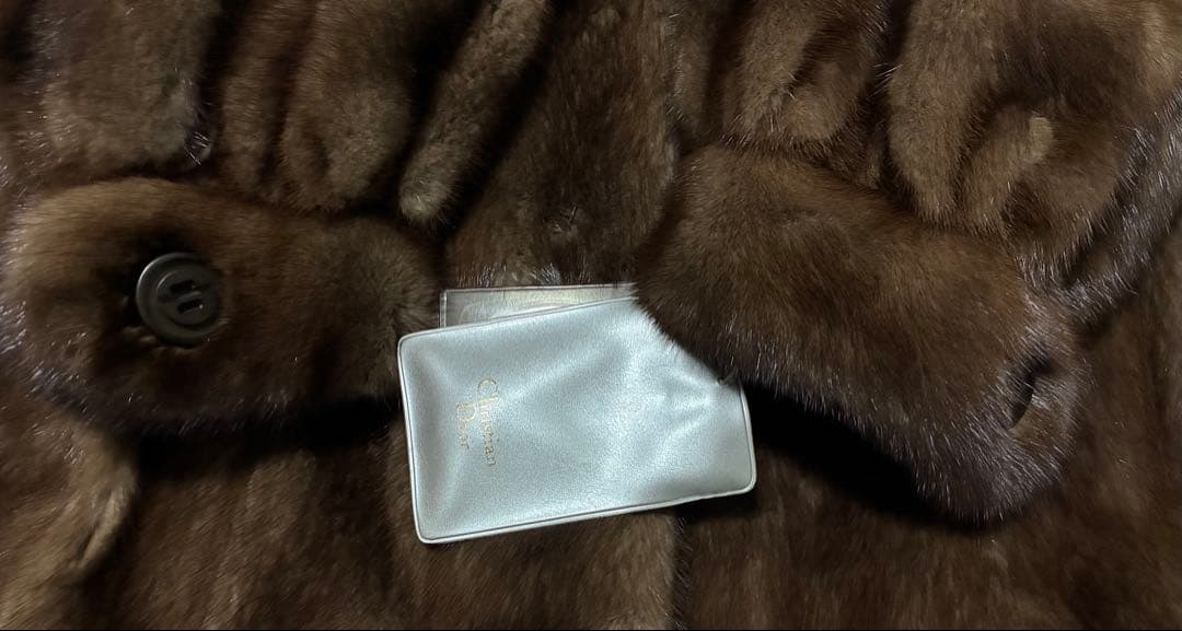 d*2様 ★Christian Dior 毛皮ミンクコートレディース9-11サイ