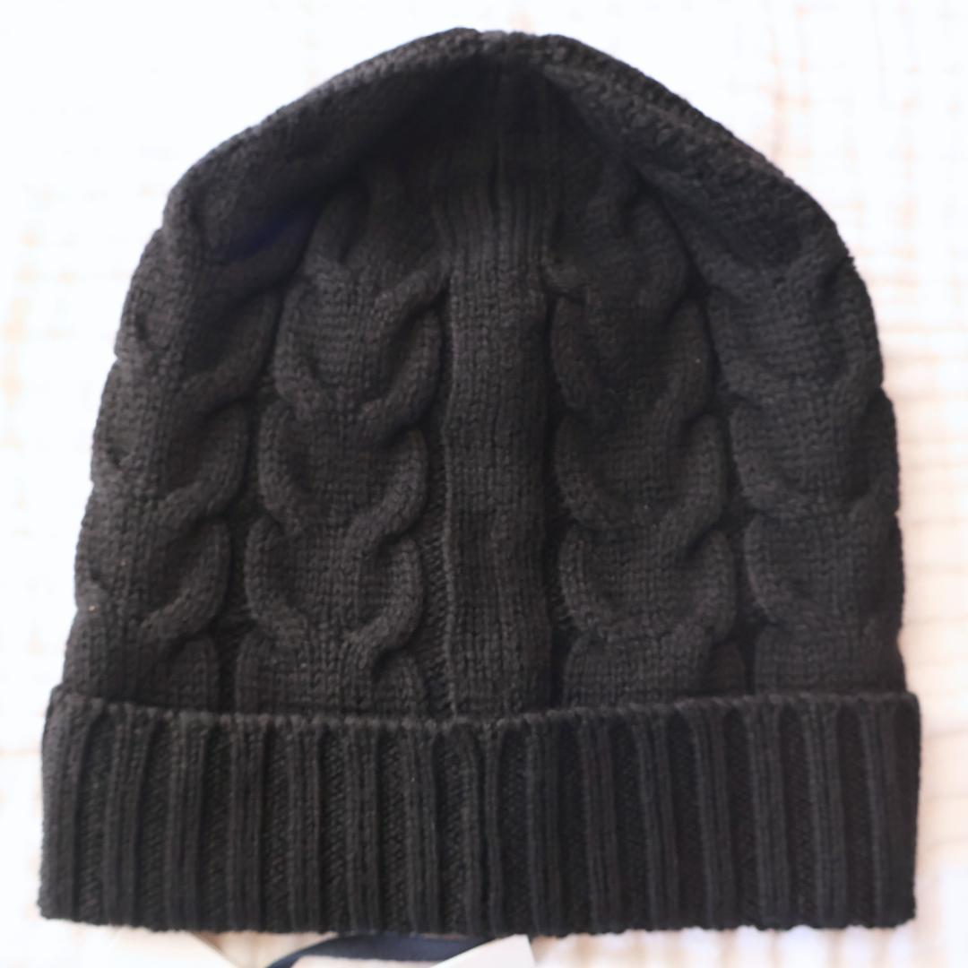 SALE★Moncler★ニット帽　新品　未使用　タグ付　ブラック