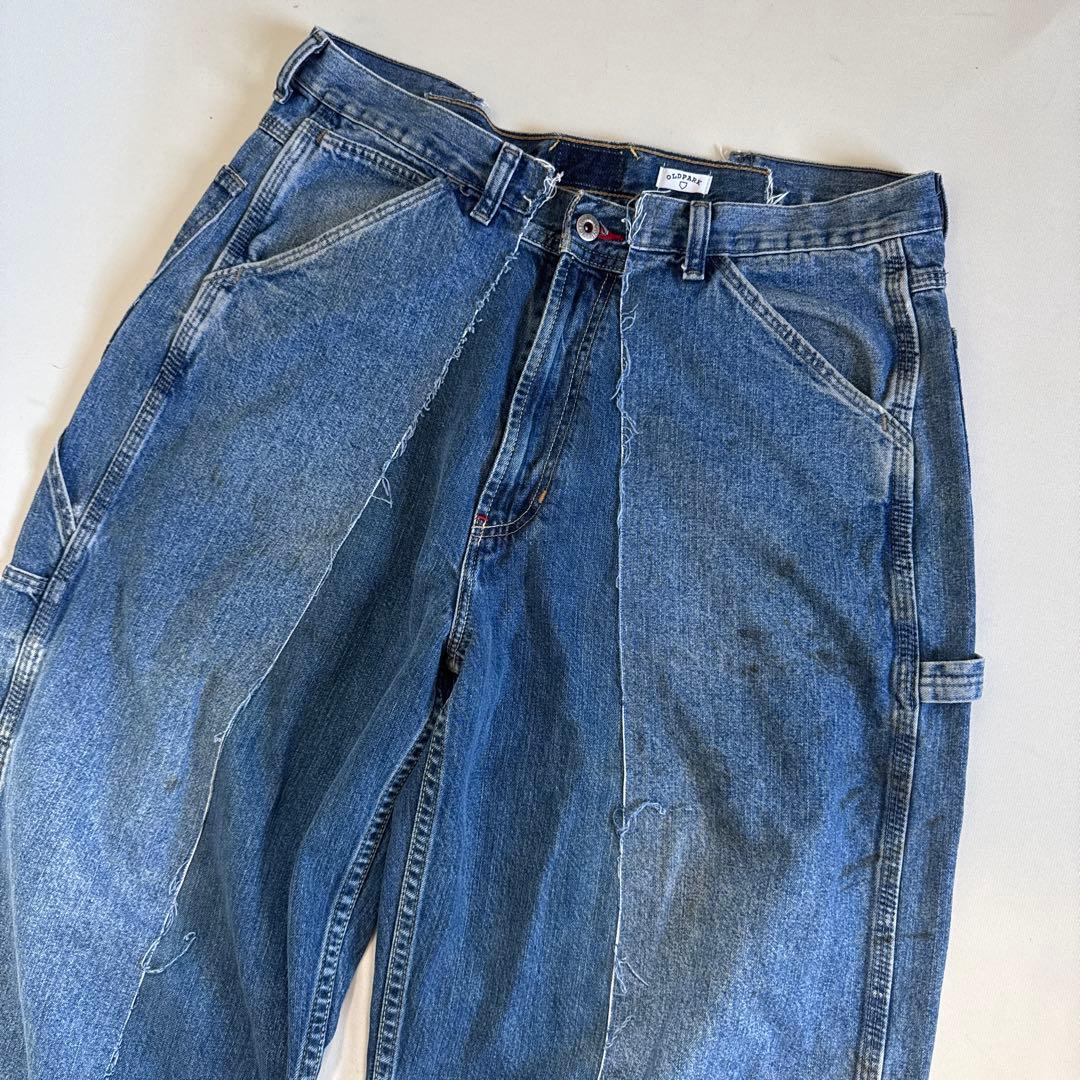 OLDPARK オールド パーク BAGGY PAINTER PANTS XL