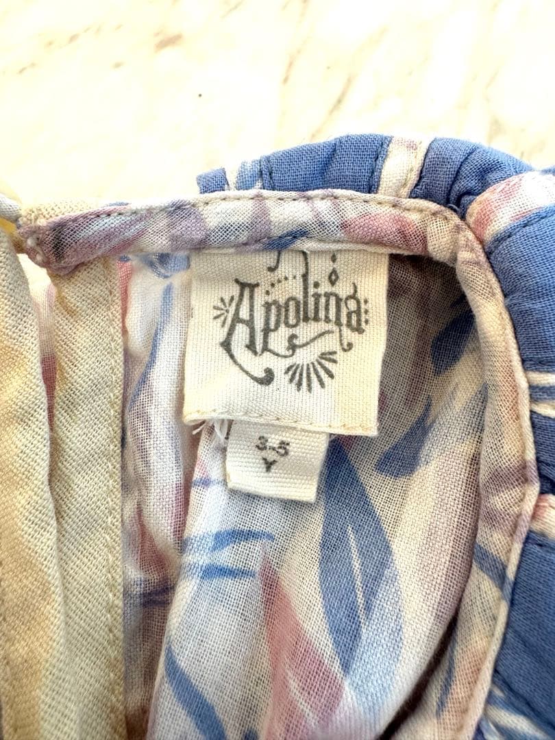 【apolina kids】美品　3-5Yアポリナ　ワンピース　25SS