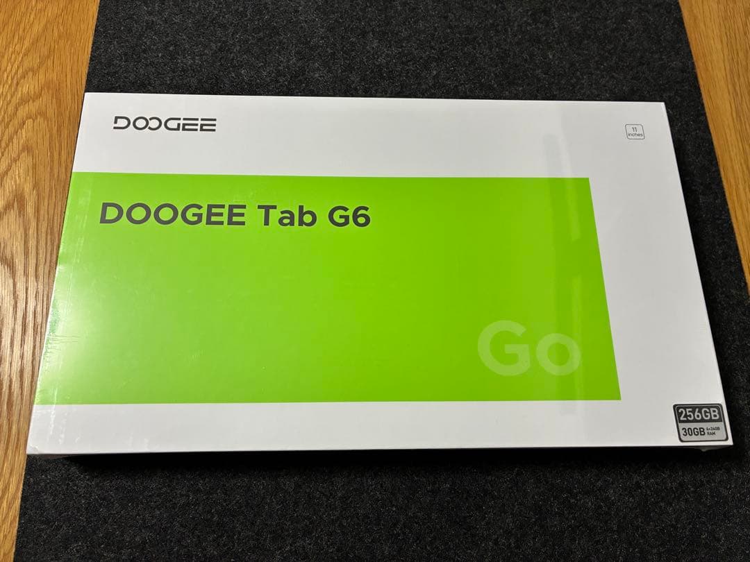 DOOGEE Tab G6 11インチ タブレット 6+24GB 256GB