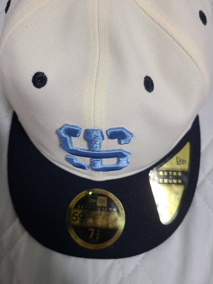 KEBOZ×NEW ERA×LIONS RC59FIFTY CHROMENAVY