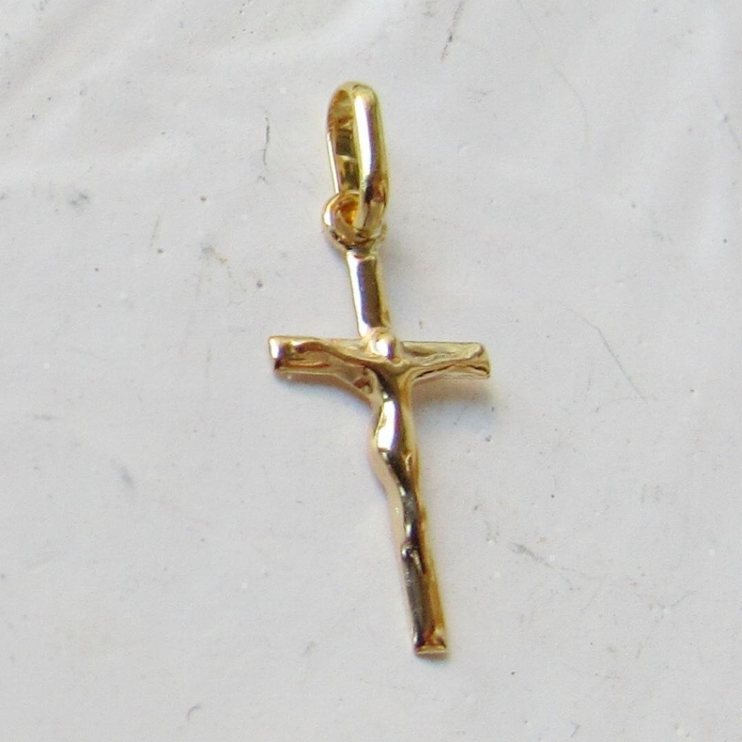 SALE‼️K18 18K クロス　刻印 十字架 刻印あり 18金　トップ