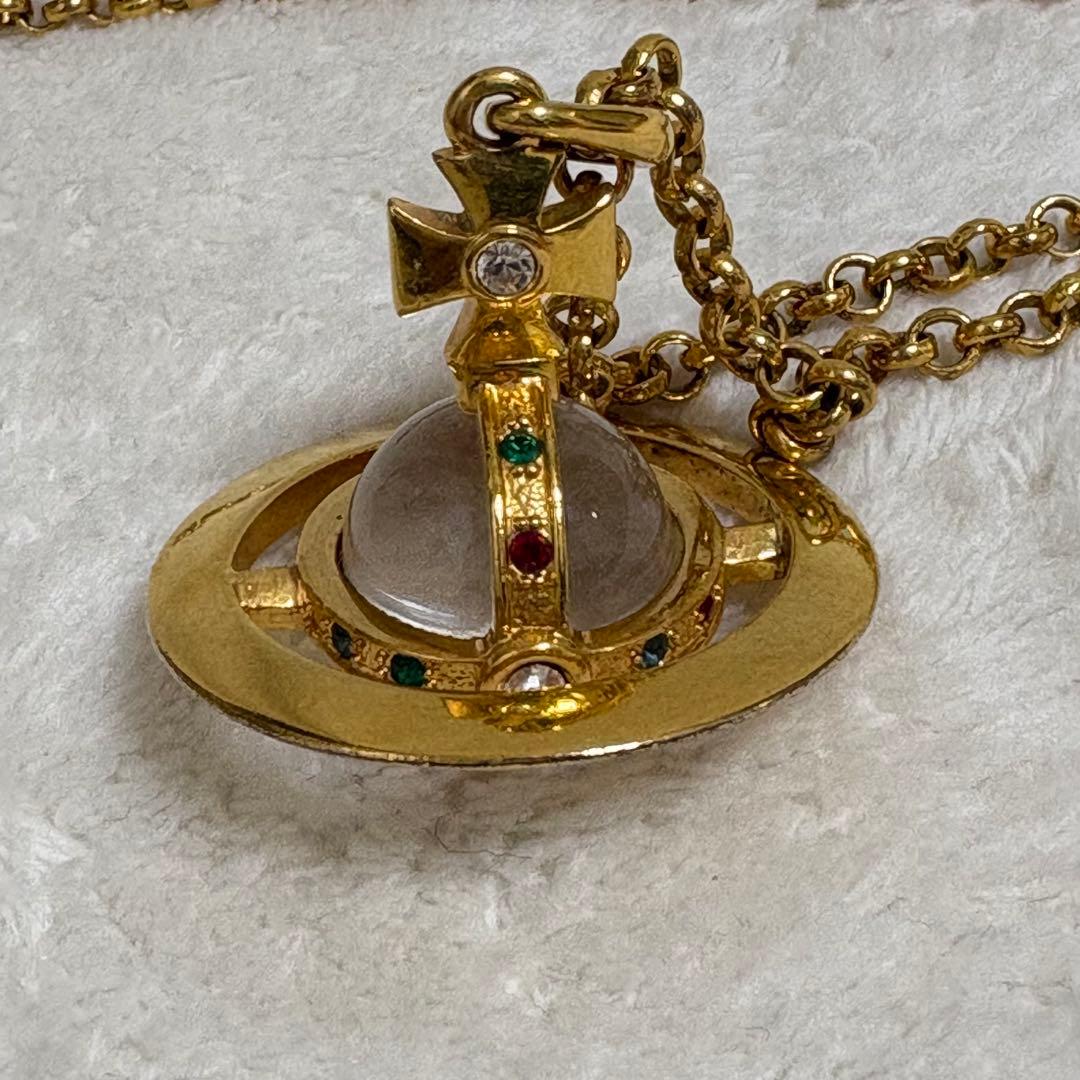 ヴィヴィアンウエストウッド スモールオーブネックレス ゴールド ヴィンテージ