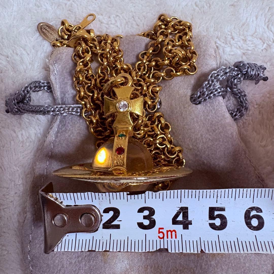 ヴィヴィアンウエストウッド スモールオーブネックレス ゴールド ヴィンテージ