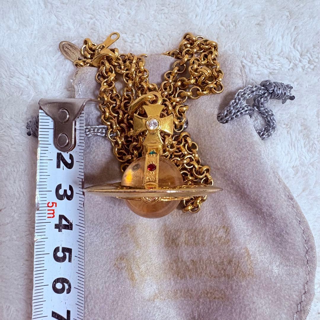 ヴィヴィアンウエストウッド スモールオーブネックレス ゴールド ヴィンテージ