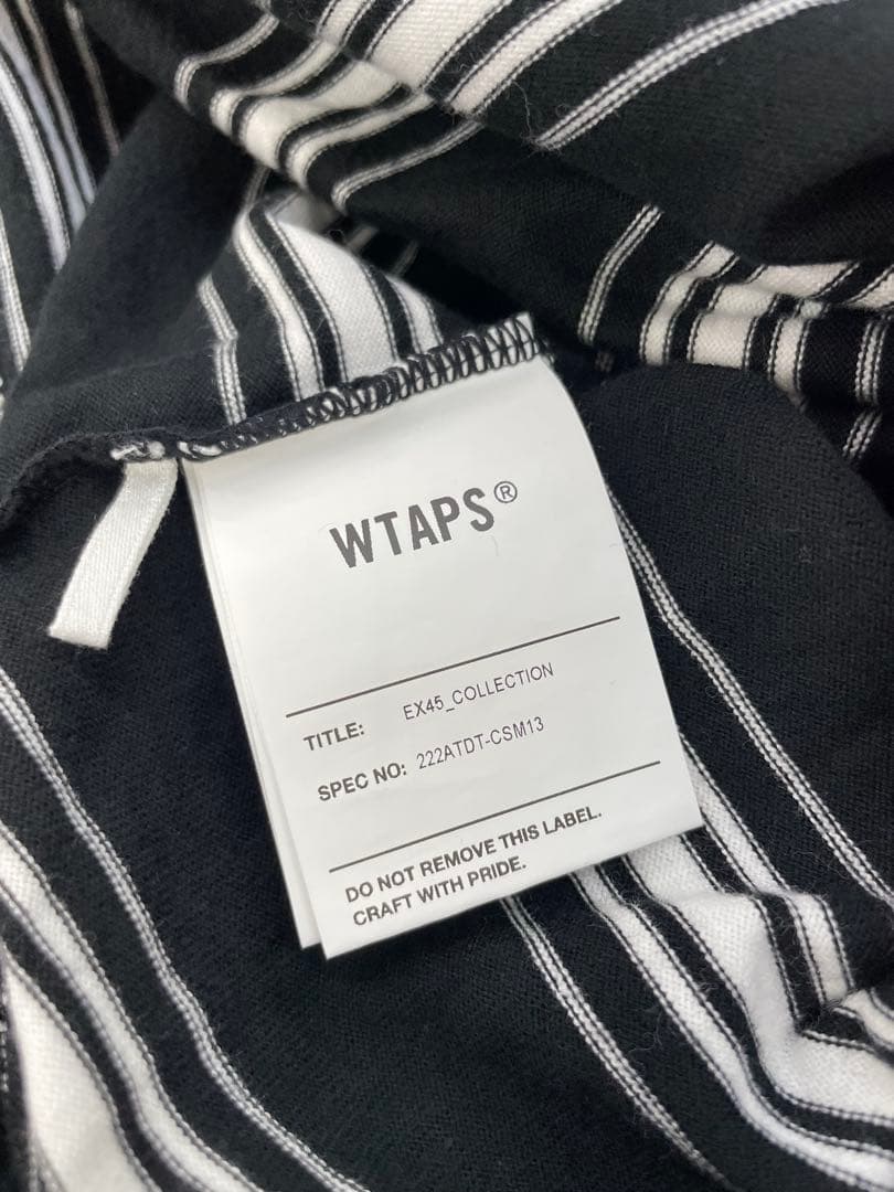 127★WTAPS ダブルタップス ボーダー ロンT