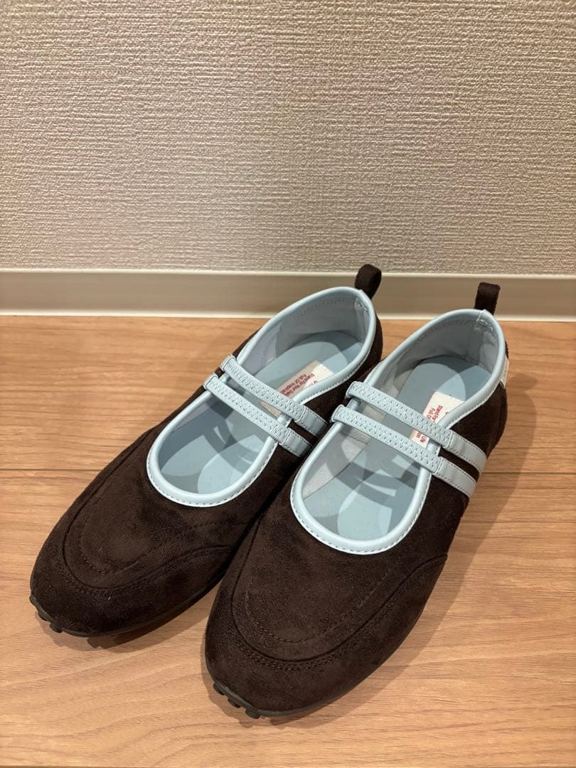 STAND OIL ストラップメリージェーンスニーカー(マロンコンビ) 23cm