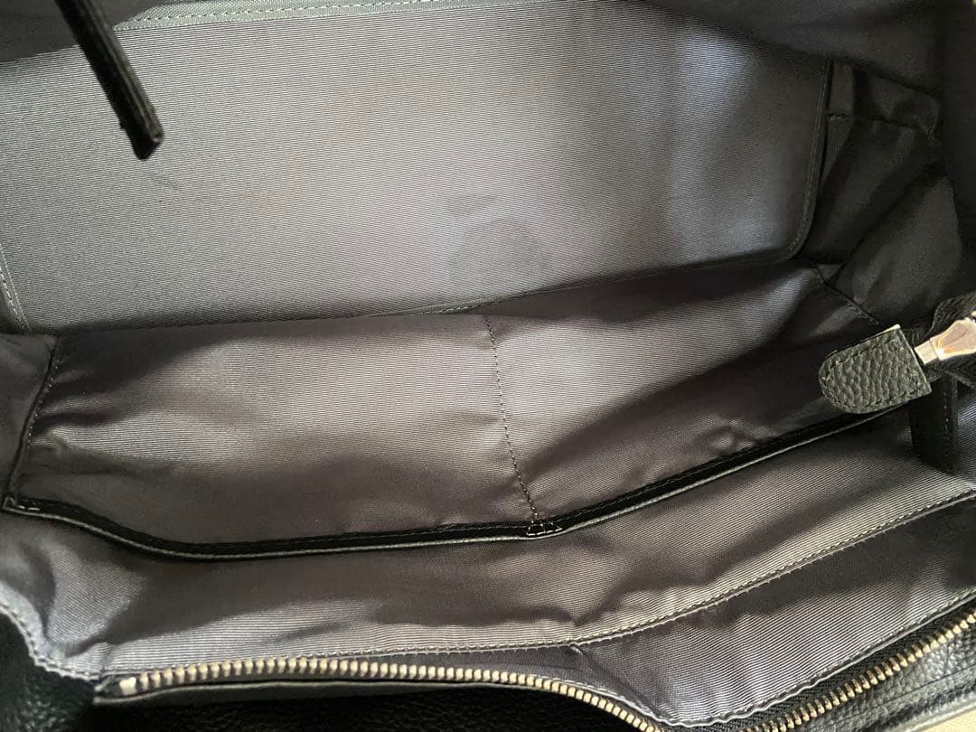 人気モデル バーニーズニューヨーク トートバッグ 肩掛け シボ革 レザー