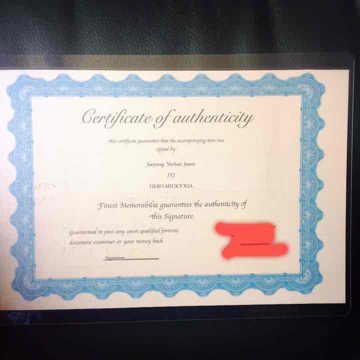 JYJ ジェジュン、ユチョン、ジュンス生サイン！