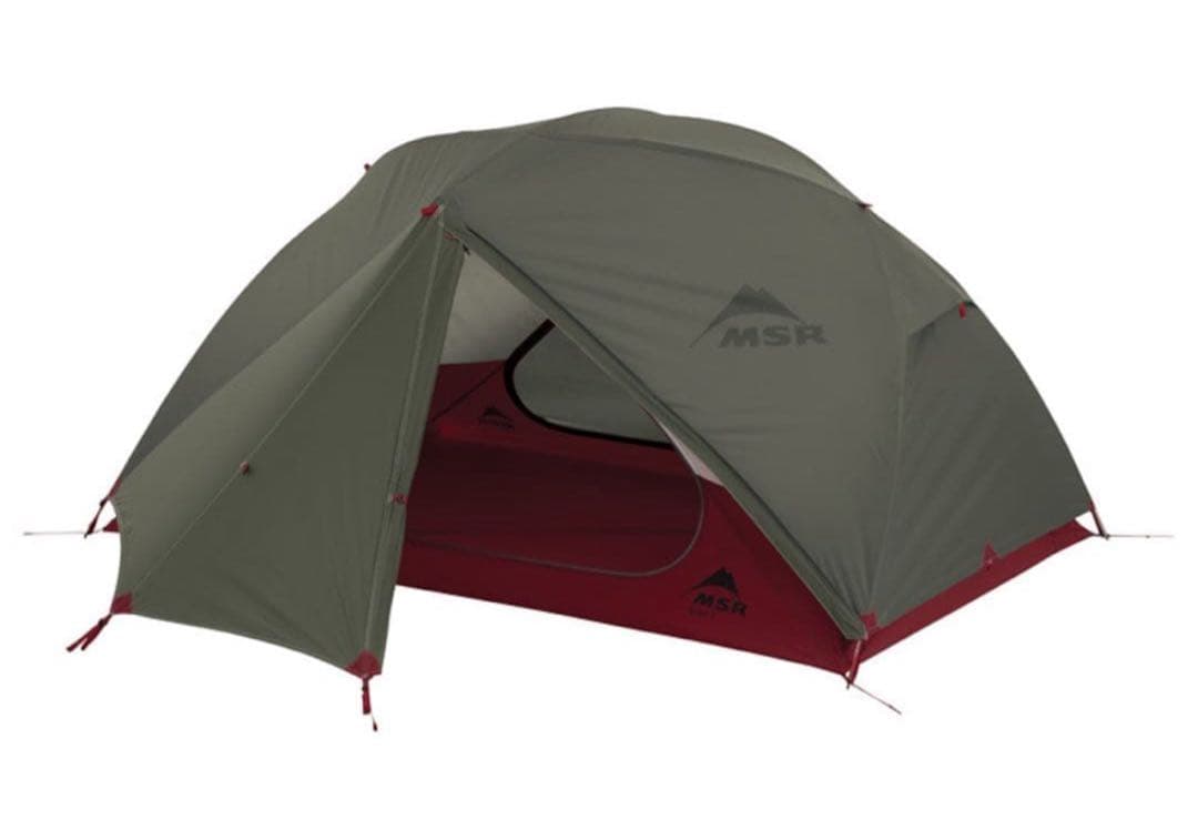 MSR エリクサー2 グリーン フットプリント付き　テント