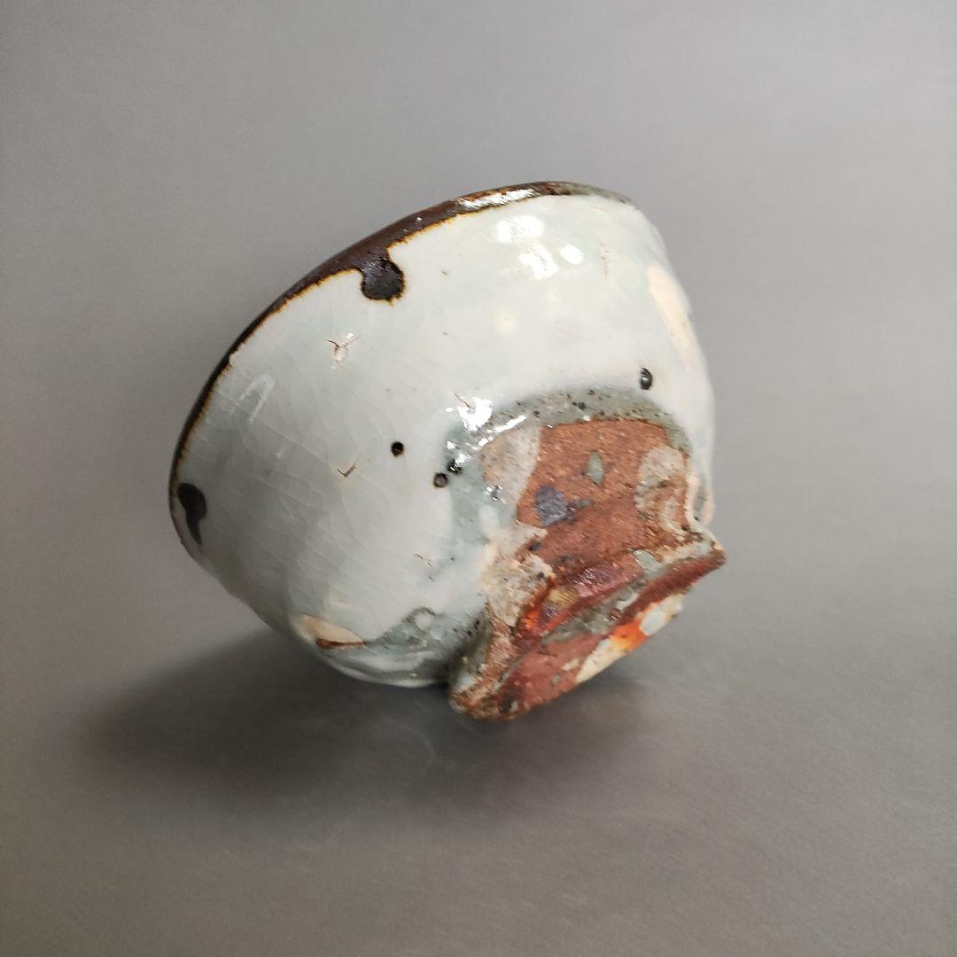 中島勝乃利　鉄絵茶碗　鯉江良二