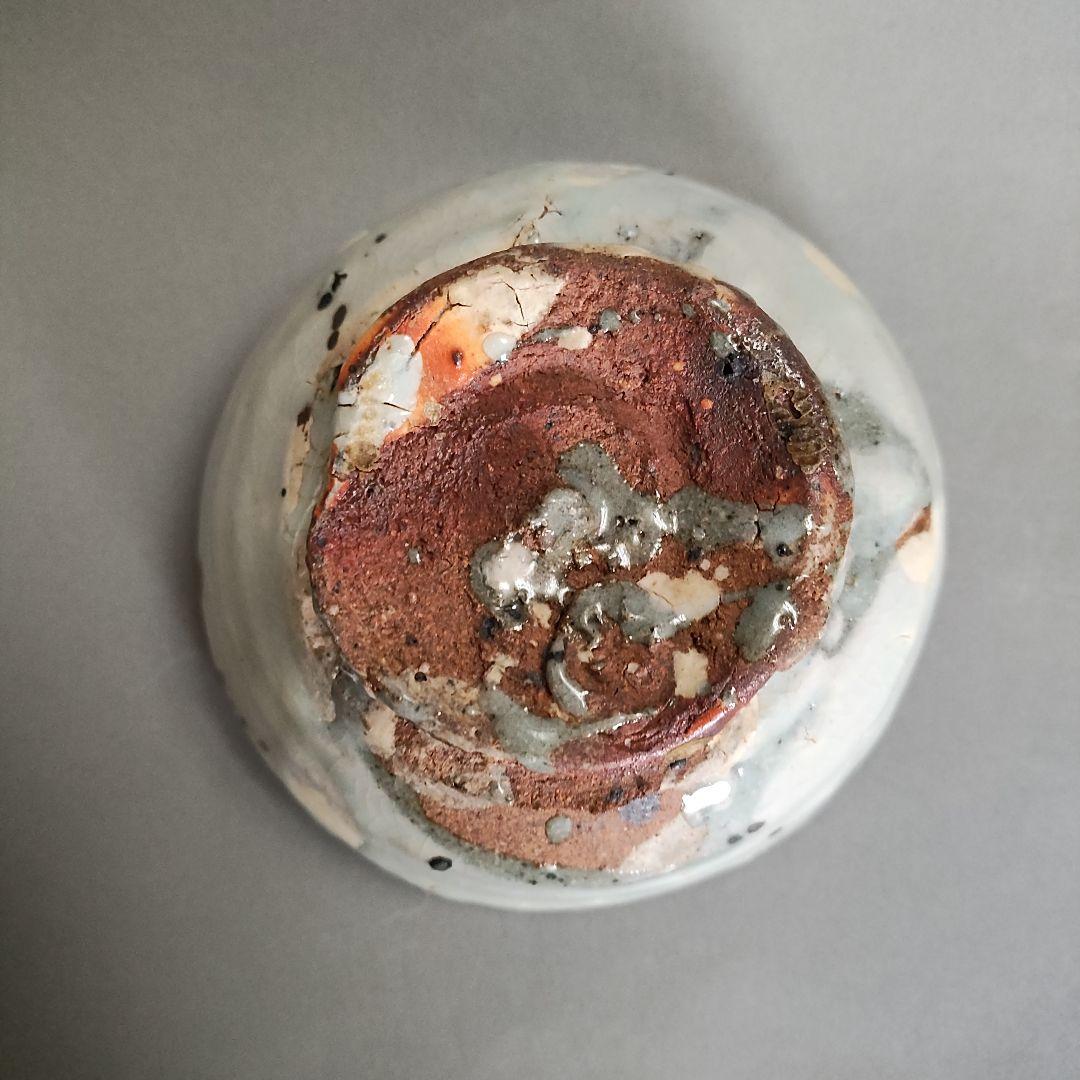 中島勝乃利　鉄絵茶碗　鯉江良二